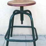 Antique industrial stool