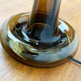 Vintage Danish table lamp model Fleur in glass by Michael Bang for Holmegaard, 1970s.