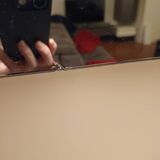 Mirror Ligne Roset 180 cm + wall light – Contemporary design