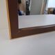 1960s Czechoslovak Mid-Century Wooden Mirror with Graphic Frame Detail