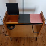 Vintage console furniture wood and formica