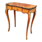 Old marquetry table Louis XV style