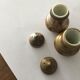 Brass salt and pepper