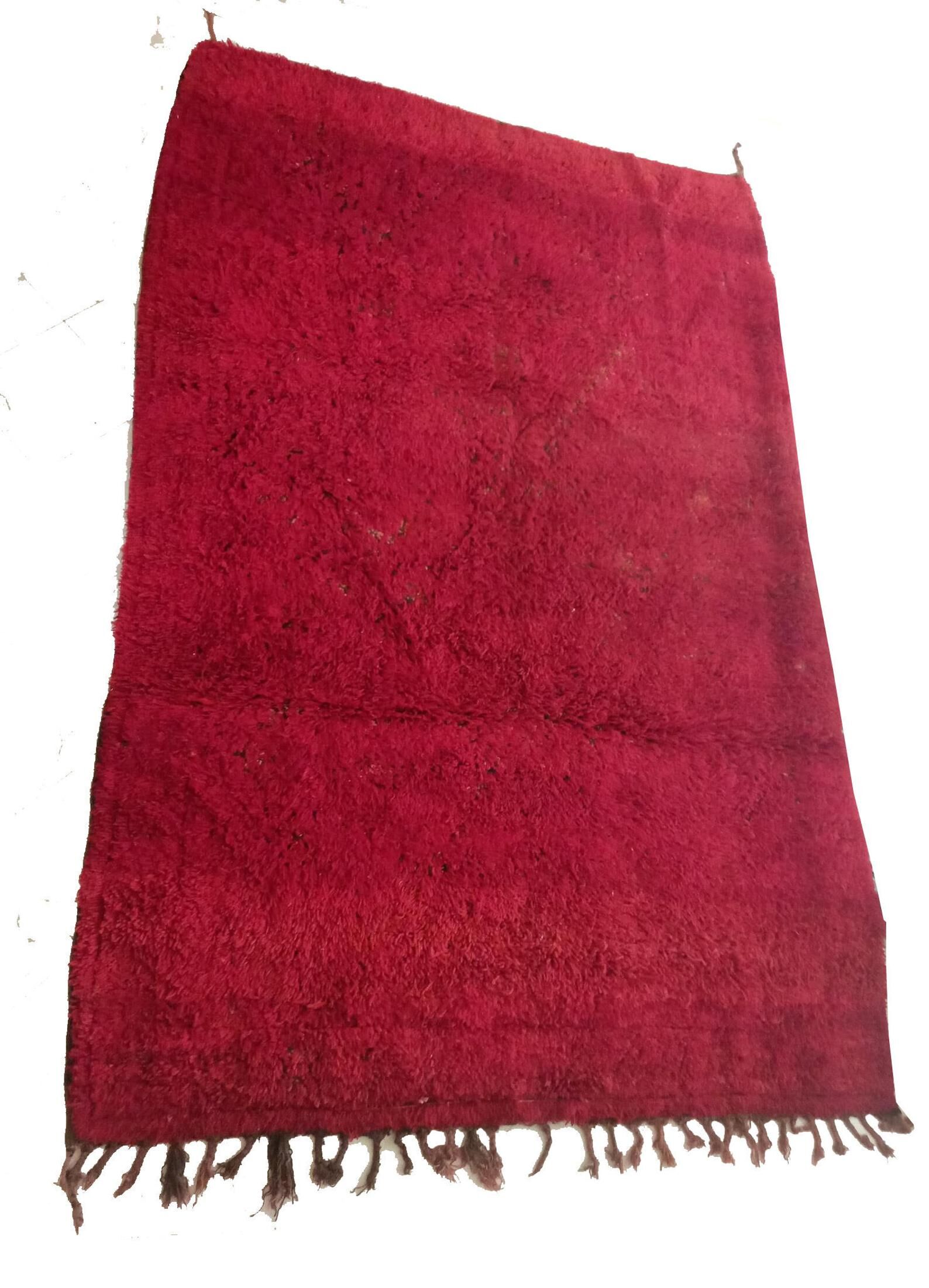 Vintage moroccan carpet 203x304 cm