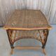 Rattan coffee table - wicker 50's