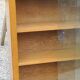 Wall display case from the 50s in solid blond oak