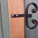 Antique wall coat rack