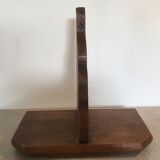 Hanging oak shelf