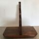 Hanging oak shelf