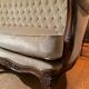 Louis XV velvet sofa from Genoa