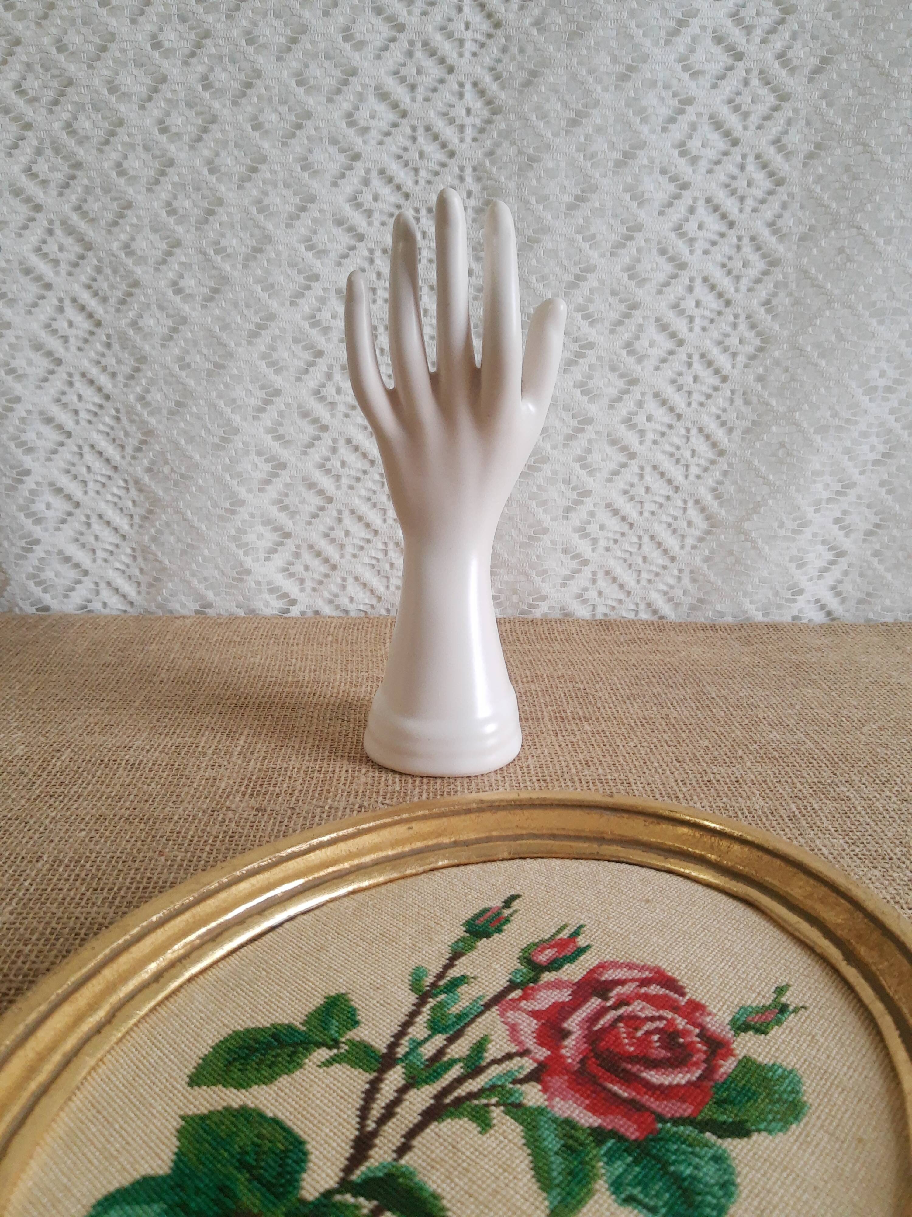Hand ring vase vintage soliflore