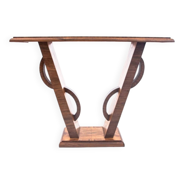 Console Art Déco, Pologne, années 1950