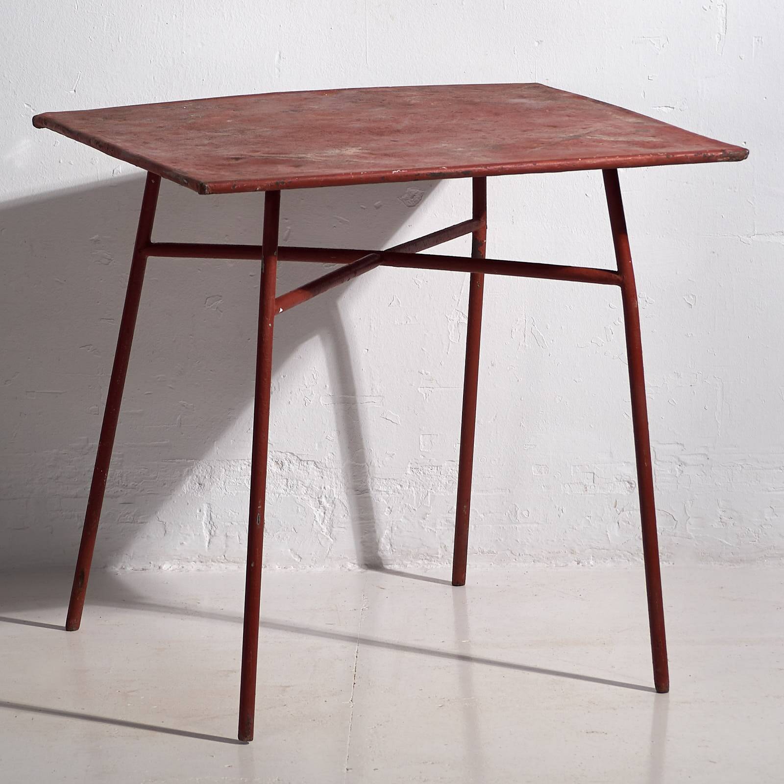 Antique red outdoor table (c.1920)