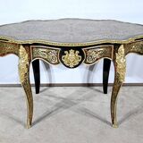 Table d’Apparat en Poirier Noirci, époque Napoléon III – Milieu XIXe