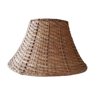 Ceiling lamp wicker lampshade