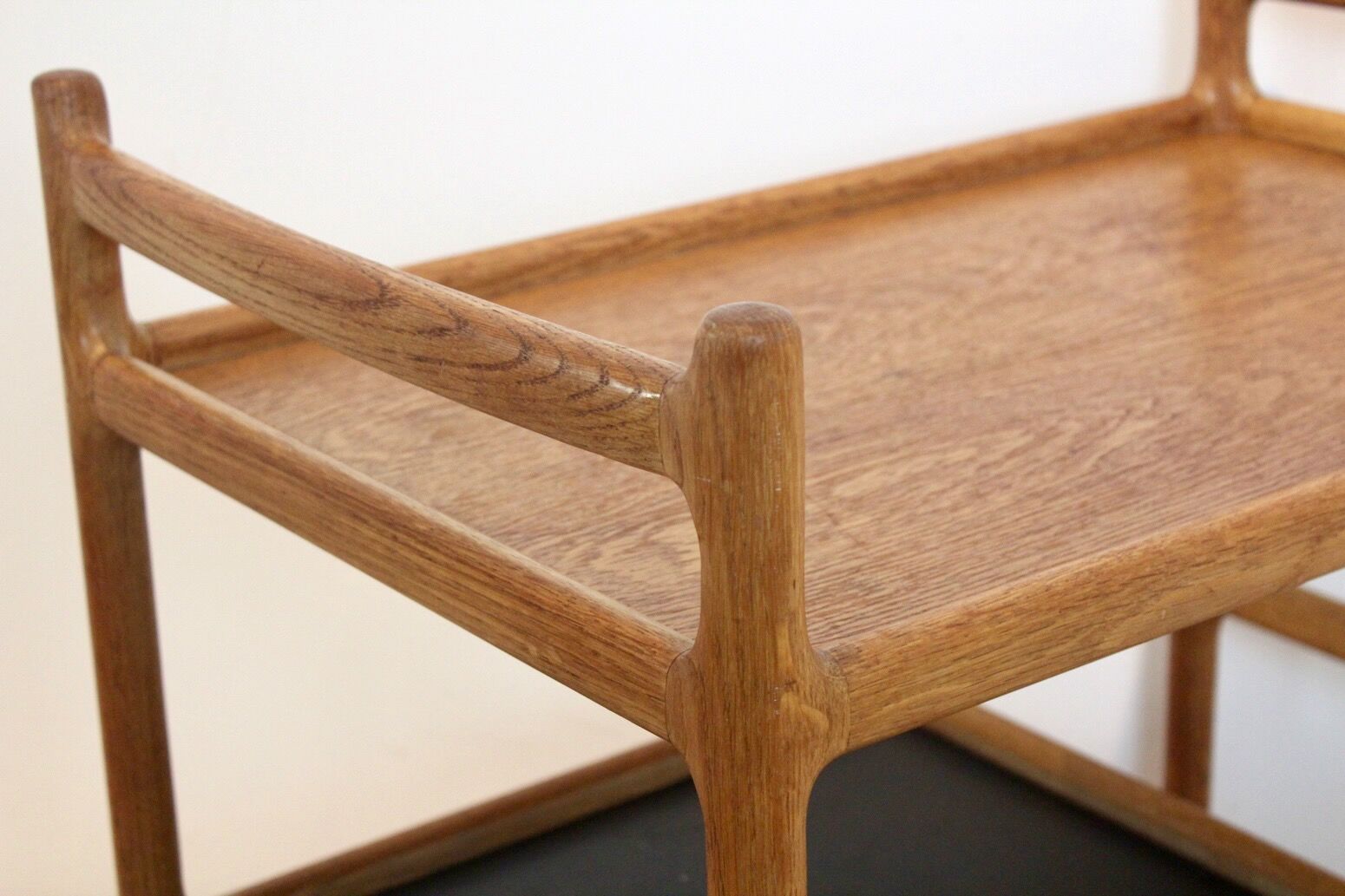 Oak bar trolley by Johannes Andersen for CFC Silkeborg Denmark