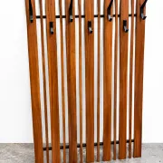 Wall-mounted coat rack