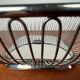 Postmodern Italian fruit bowl in stainless steel by Alessi, 1980s.
