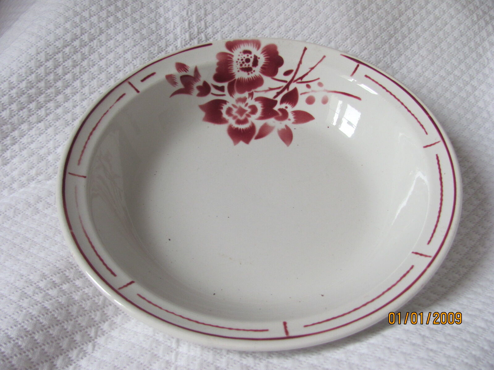 Art deco plate by Luneville