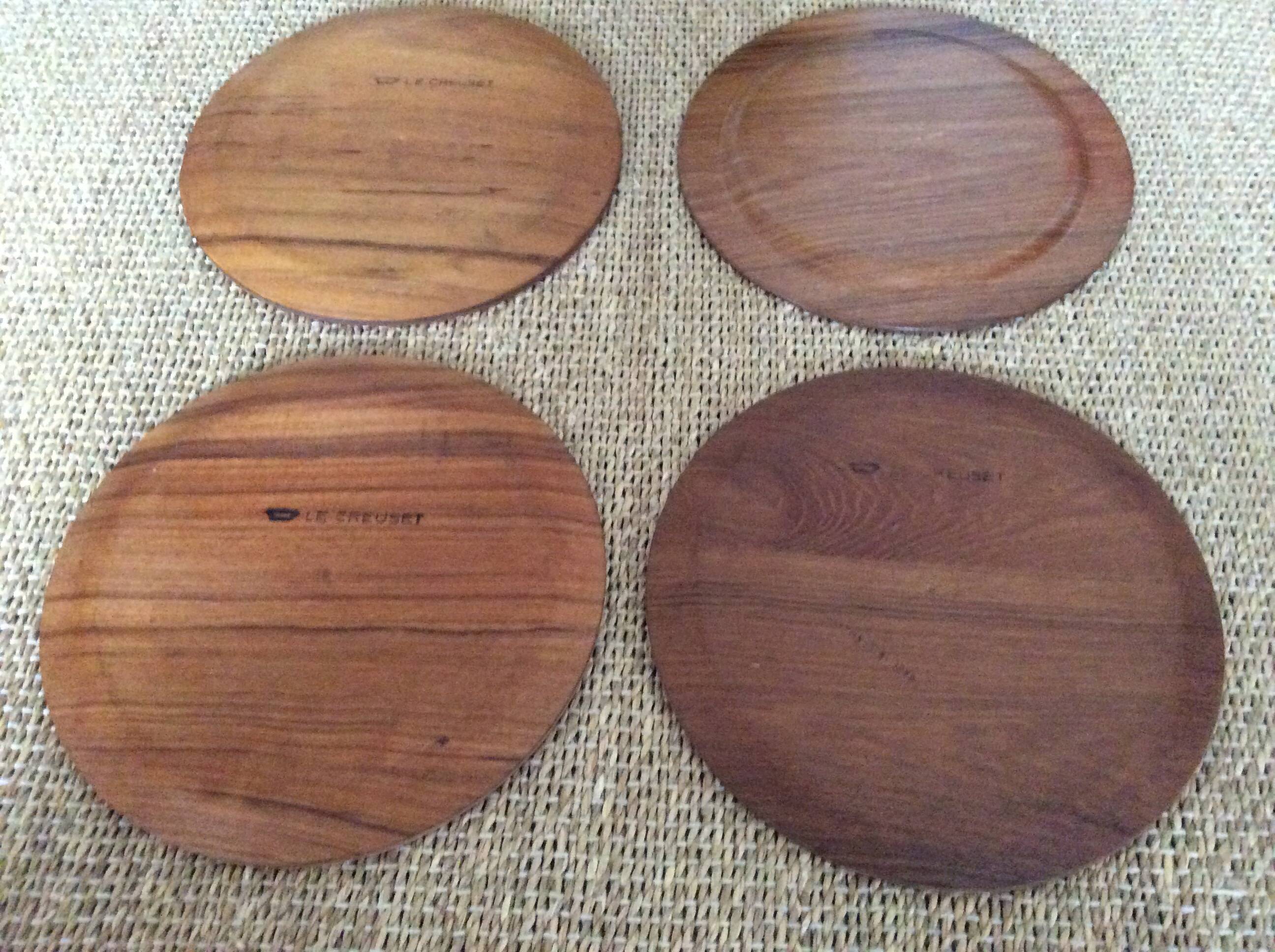 Wooden plates