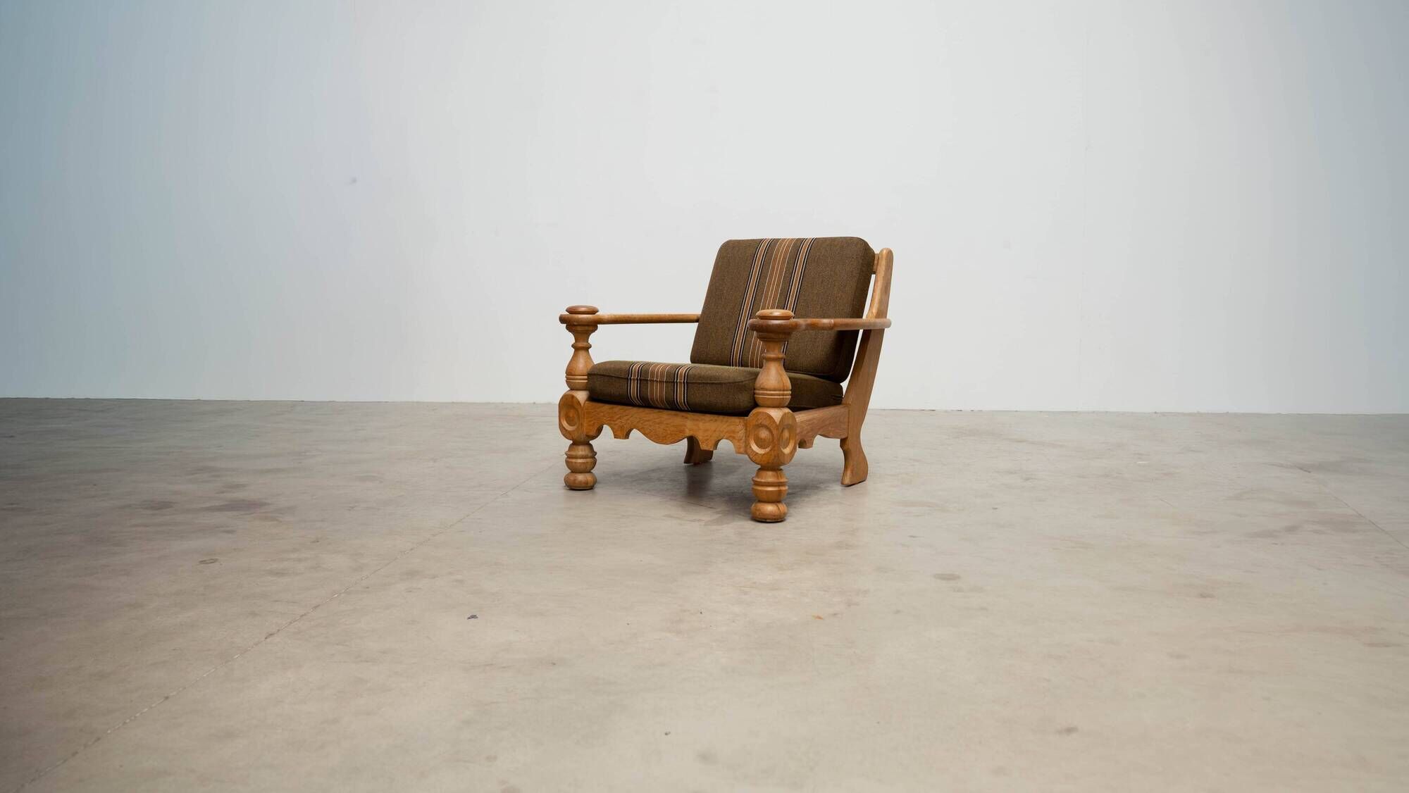 Danish Low Back Lounge Chair