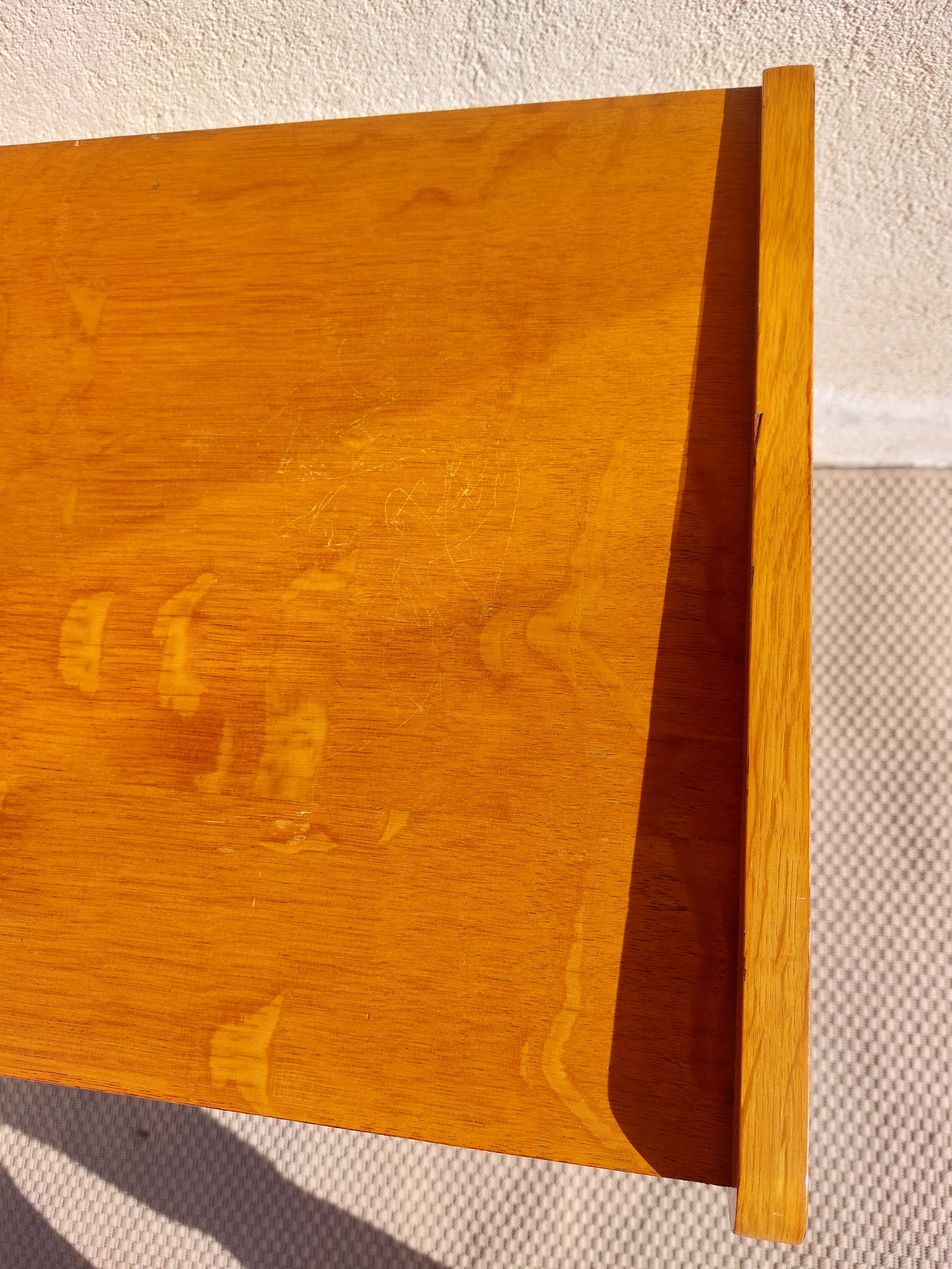 vintage commode with tapered legs