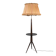 Mid-Century Modern Tripod Floor Lamp with Integrated Tray Table 1950s