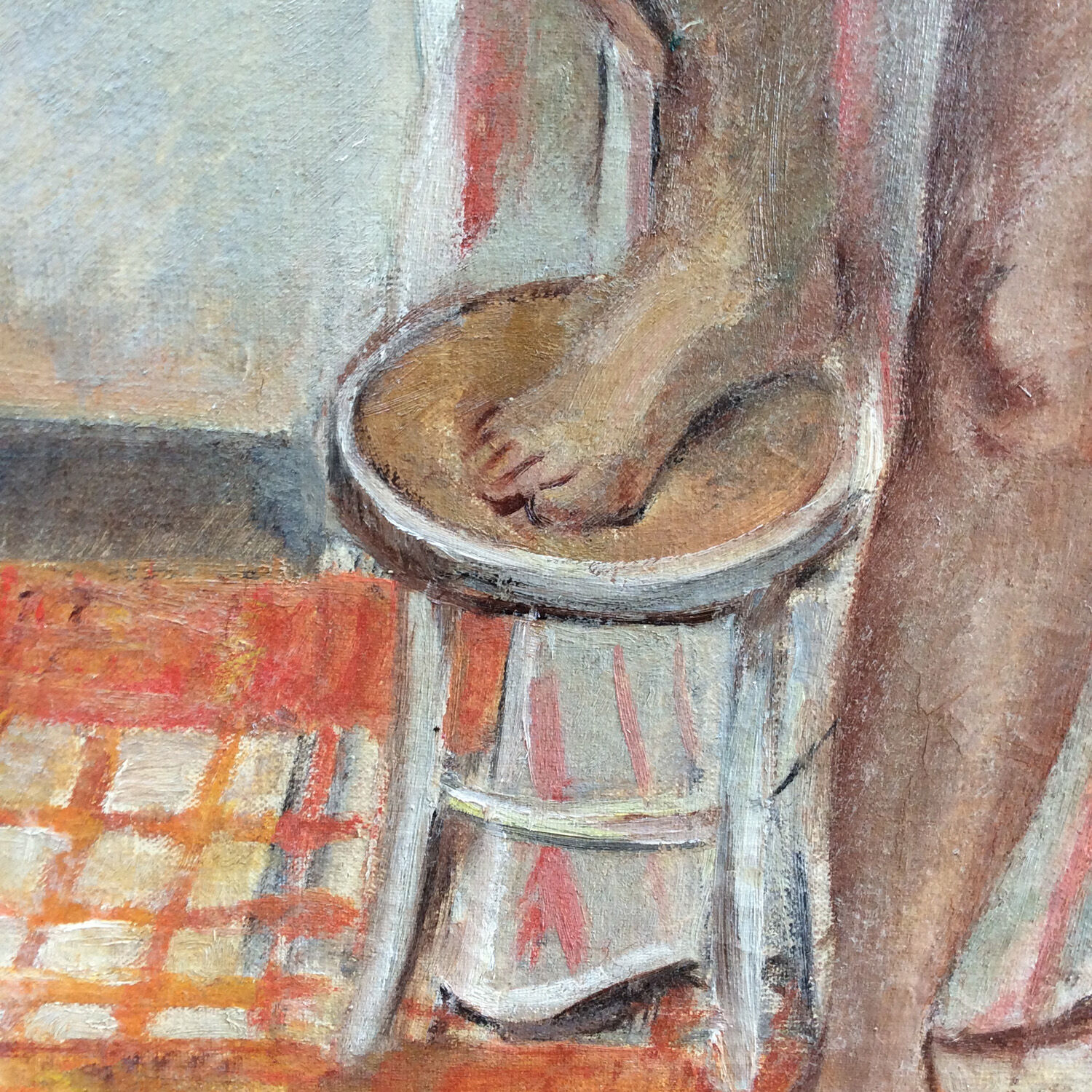 40's "The exit from the bath"