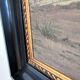 Vintage original seascape oil painting, signed beachside art