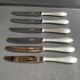 6 table knives – Silver plated – Frionnet François et Cie