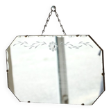 Patterned Beveled Mirror - Rectangular - 3.7