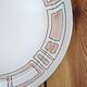 Hollow round dish "Maille" faience Niderviller, 60s