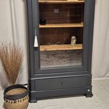 Louis Philippe glass display cabinet