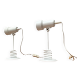 Vintage Postmodern Space Age Spring Table Lamps from Massive Lighting, 1980s, Set of 2