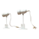 Vintage Postmodern Space Age Spring Table Lamps from Massive Lighting, 1980s, Set of 2