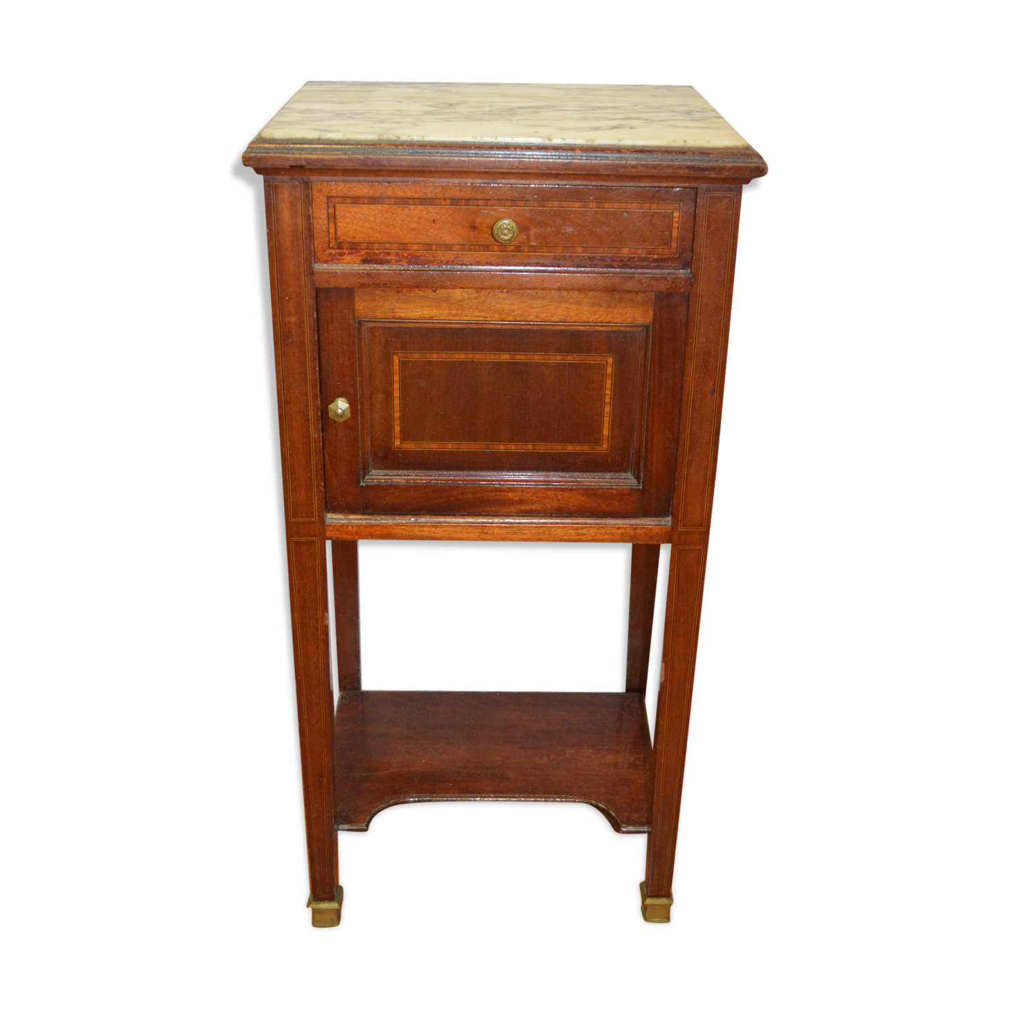 Mahogany bedside table