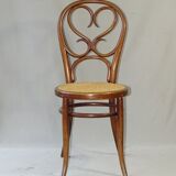 Fischel bistro chair Art Nouveau 1880 canne, wood-curved