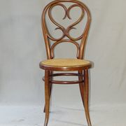 Fischel bistro chair Art Nouveau 1880 canne, wood-curved