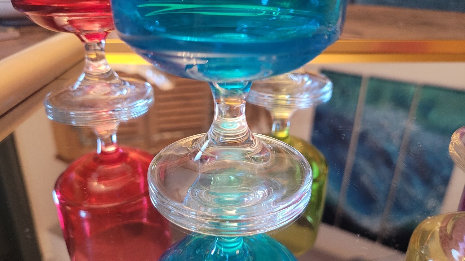 Verres à pied 70's