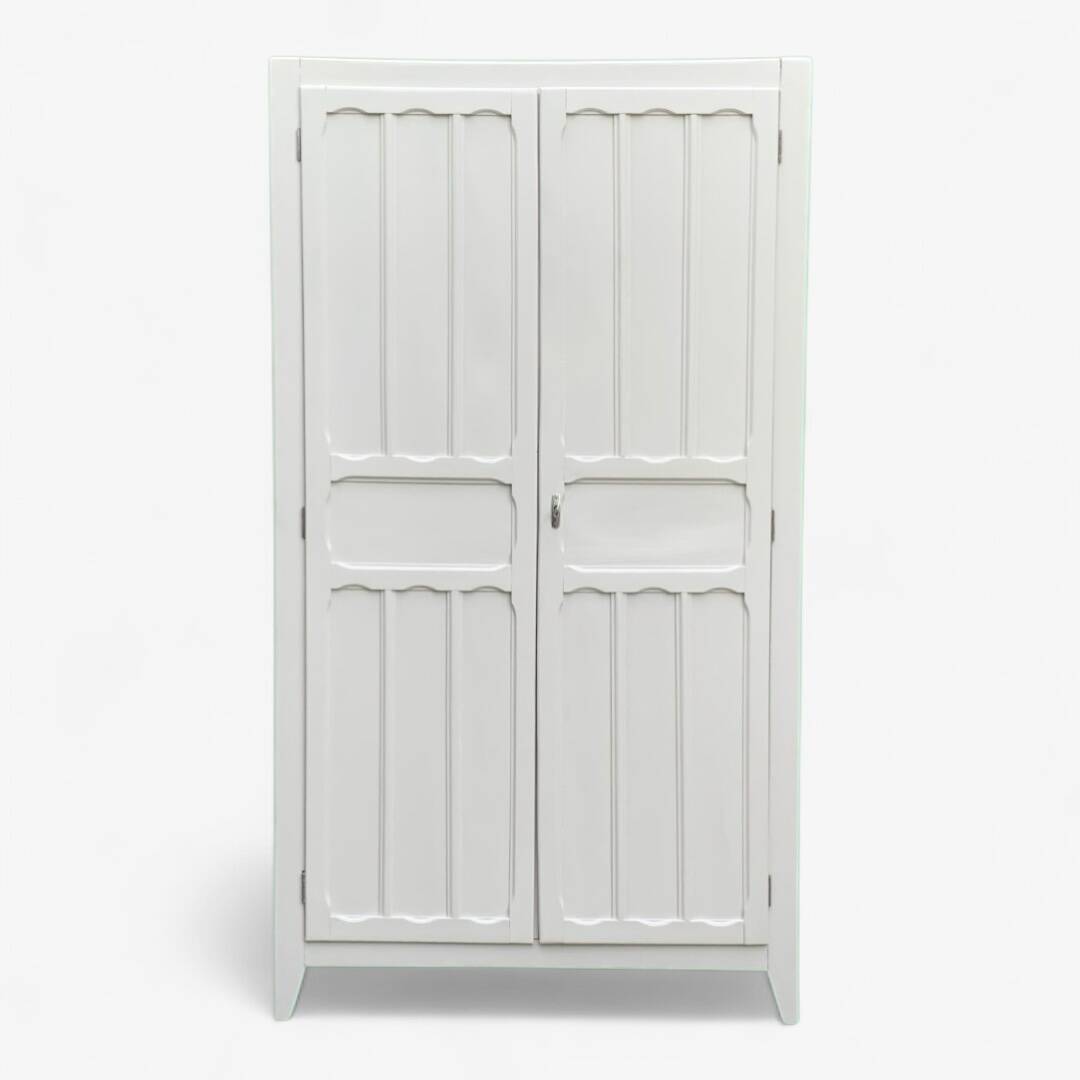 Antique Parisian paneled wardrobe, 1940