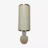 Lampe de sol 1970, 2 feux, verre blanc