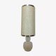 Floor lamp 1970, 2 burners, white glass