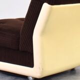 Canapé modulaire allemand du milieu du XXe siècle, années 1970.