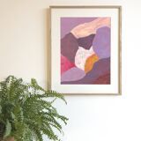 'ascension violet' a3 print edition limite