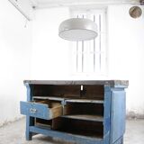 Industrial workbench in oak