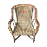 Rattan armchair
