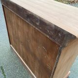 Buffet impérial rénové en bois du 20ème 120cm