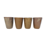Lot 4 Digoin sandstone cups