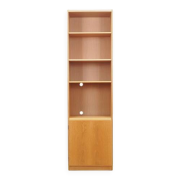 Bibliothèque en frêne, design danois, années 1960, production : Danemark