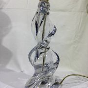 Pied de lampe en cristal de Sèvres